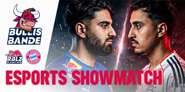 Cover Schowmatch RBLZ Gaming vs. Bayern München eSports
